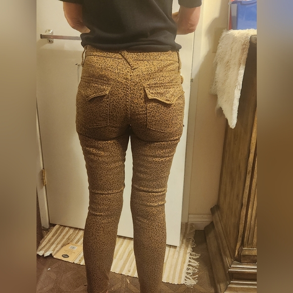 NWT Joie, Leopard pants straight leg - Picture 2 of 6